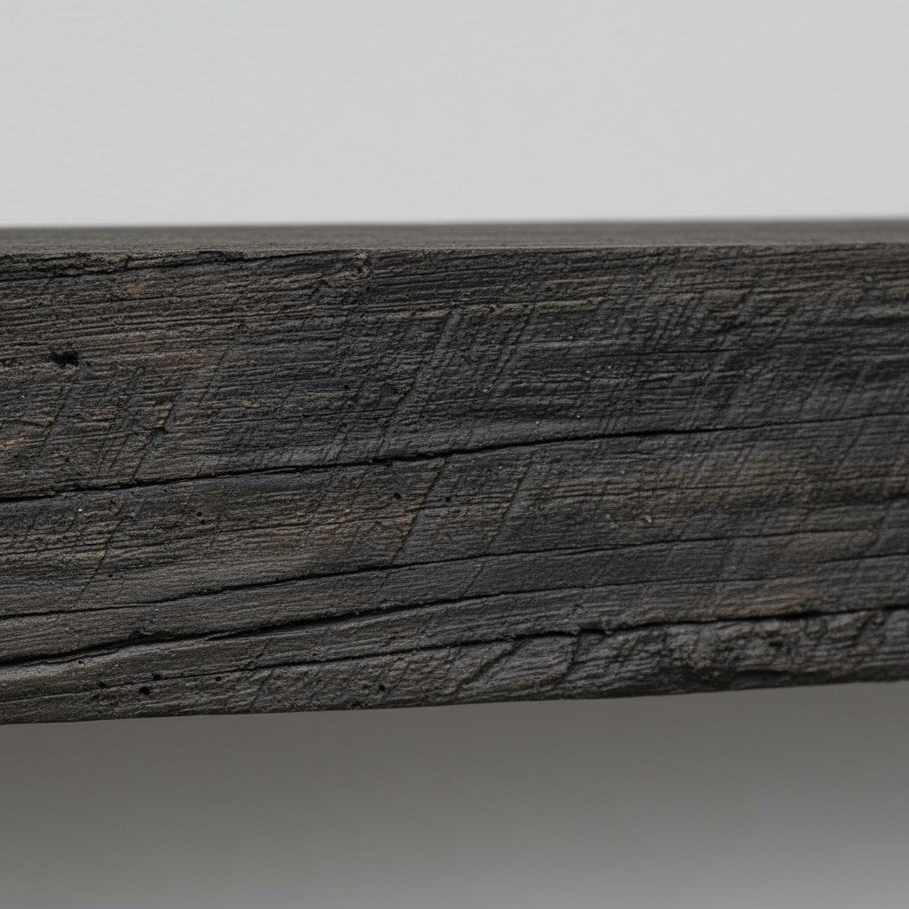 Grist Mill Non-Combustible Concrete Mantel Shelf Eclipse Finish