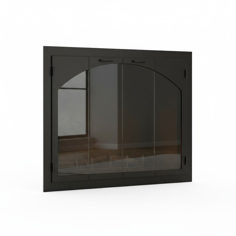 Carolina Steel Fireplace Glass Door Arch Conversion | Masonry & Zero Clearance | Custom