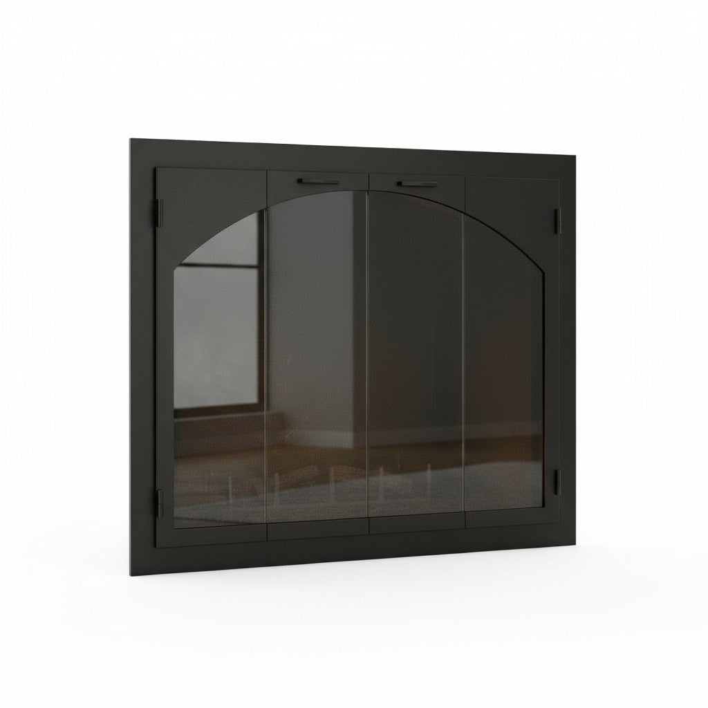 Carolina Steel Fireplace Glass Door | Masonry & Zero Clearance