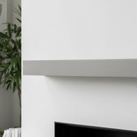 Horizon Concrete Mantel Non-Combustible Mantel Shelf - Mystic Grey Finish