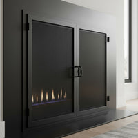 Legend Custom Masonry & Prefab Fireplace Mesh Doors