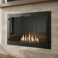 Carolina Traditional Steel Fireplace Glass Doors | Masonry & Prefab | Custom