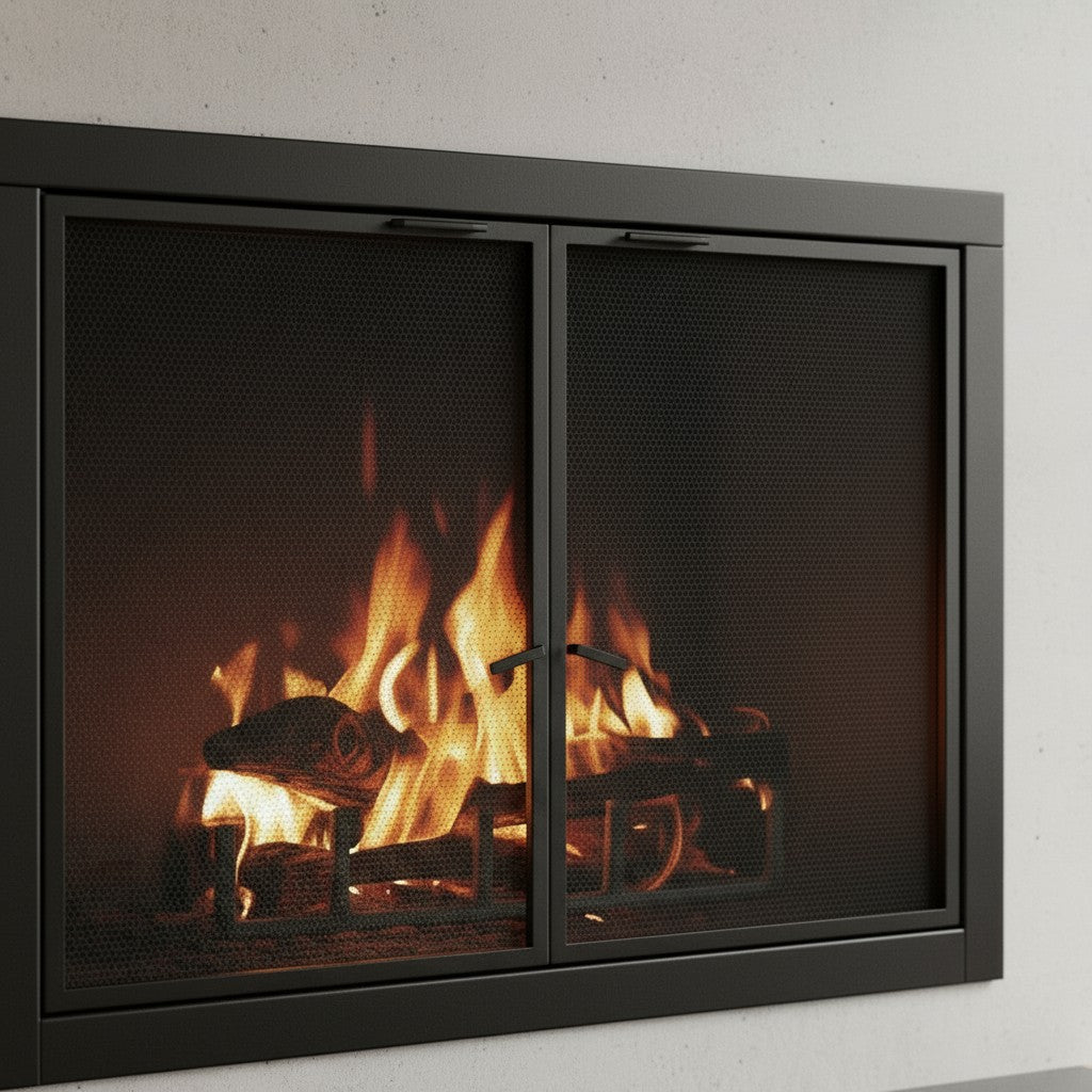 Mesh Masonry & Prefab Fireplace Doors