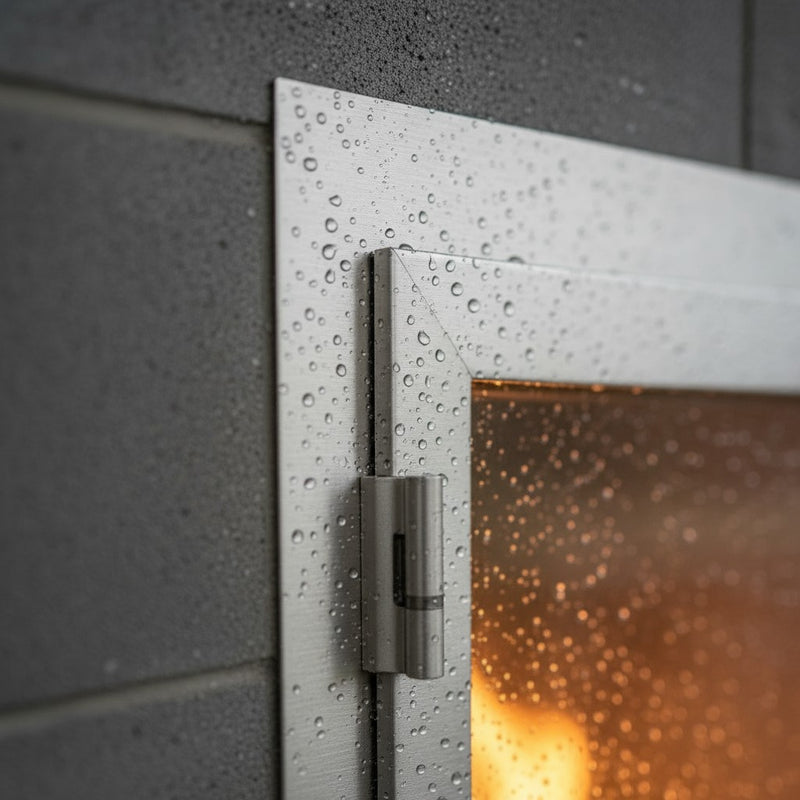 304 Stainless Steel - Masonry & Prefab Fireplace Doors | Custom