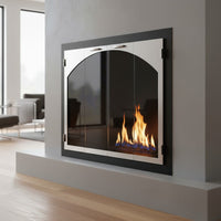 Carolina Steel Fireplace Glass Door Arch Conversion | Masonry & Zero Clearance | Custom