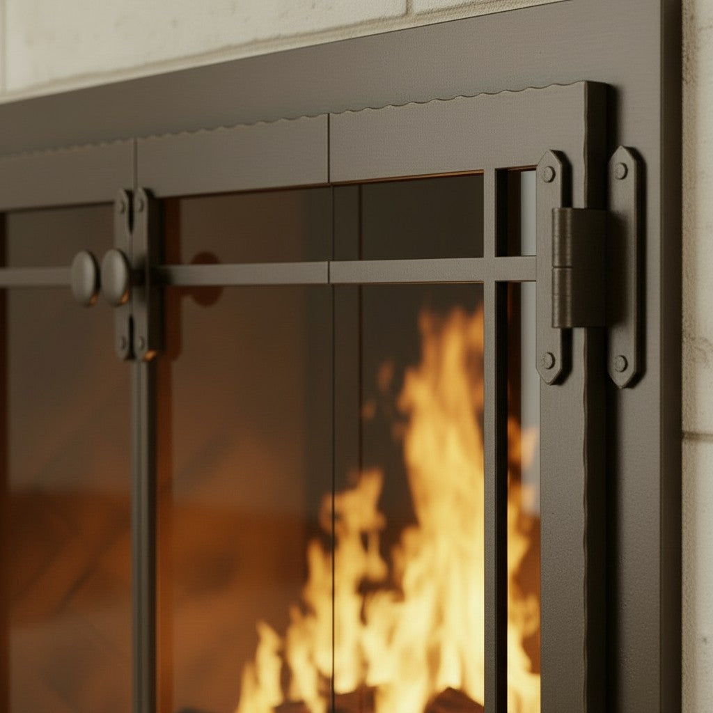 Craftsman - Masonry & Prefab Fireplace Glass Doors