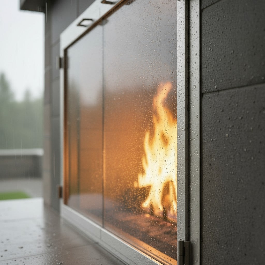 304 Stainless Steel - Masonry & Prefab Fireplace Doors