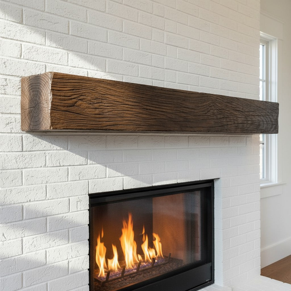 Classic Non-Combustible Concrete Mantel Shelves | Modern Fireplace Upgrade