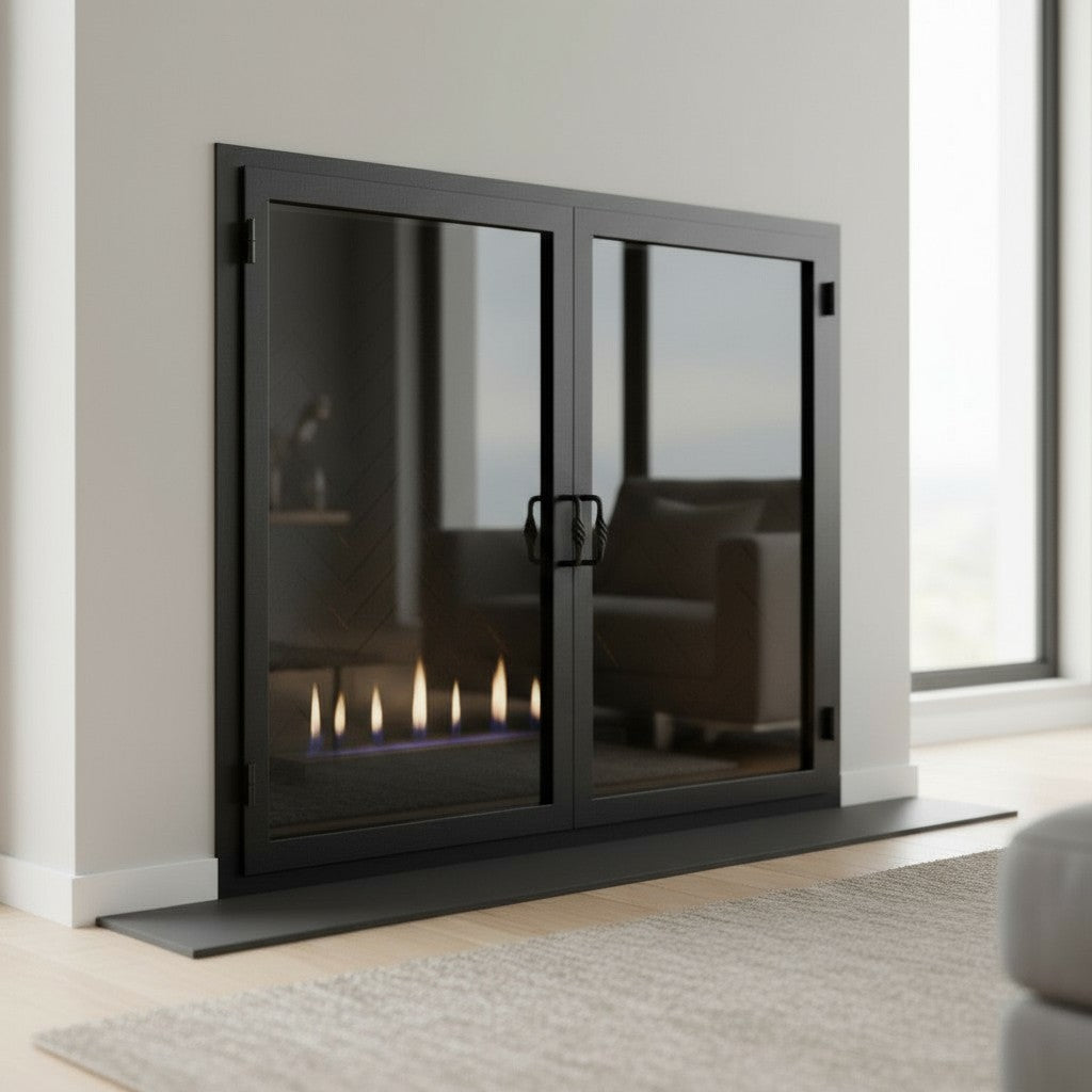 Legend Custom Masonry & Prefab Fireplace Glass Doors
