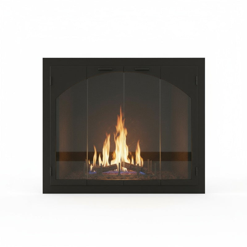 Carolina Steel Fireplace Glass Door Arch Conversion | Masonry & Zero Clearance | Custom