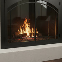 Carolina Steel Fireplace Glass Door Arch Conversion | Masonry & Zero Clearance | Custom