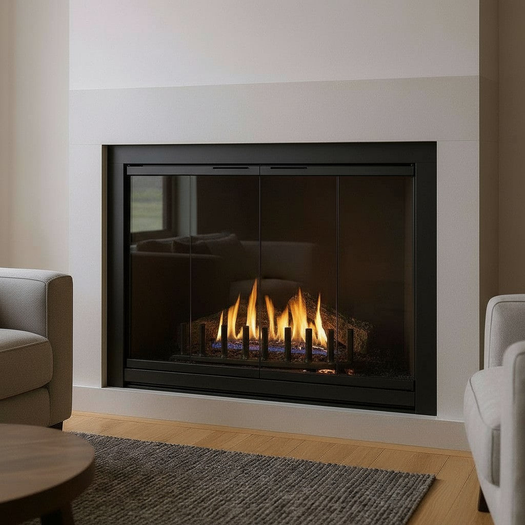 Piccolo - Masonry Fireplace Glass Doors