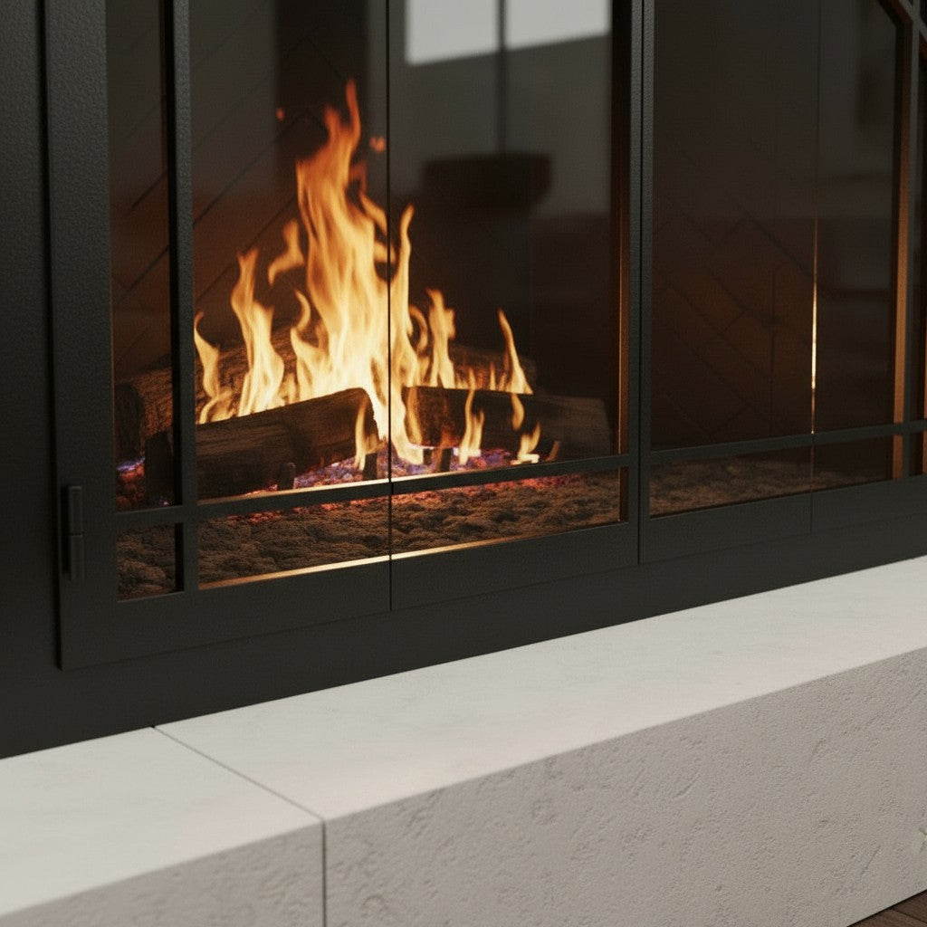 Carolina Steel Fireplace Glass Door Arch Conversion | Masonry & Zero Clearance