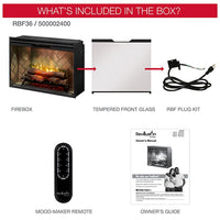 Revillusion Built-in 36" Electric Firebox - Model RBF36P-FG
