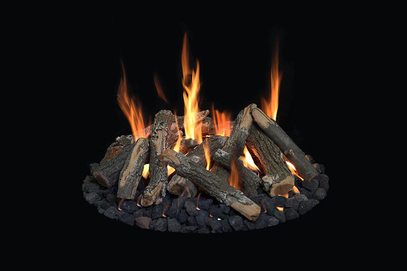 Grand Canyon 18" Round Flat Stack Fire Pit Burner Kit - Electronic Ignition (Propane)