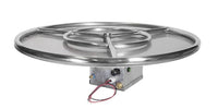 Grand Canyon 48" Round Flat Stack Fire Pit Burner Kit - Electronic Ignition (WBECS)