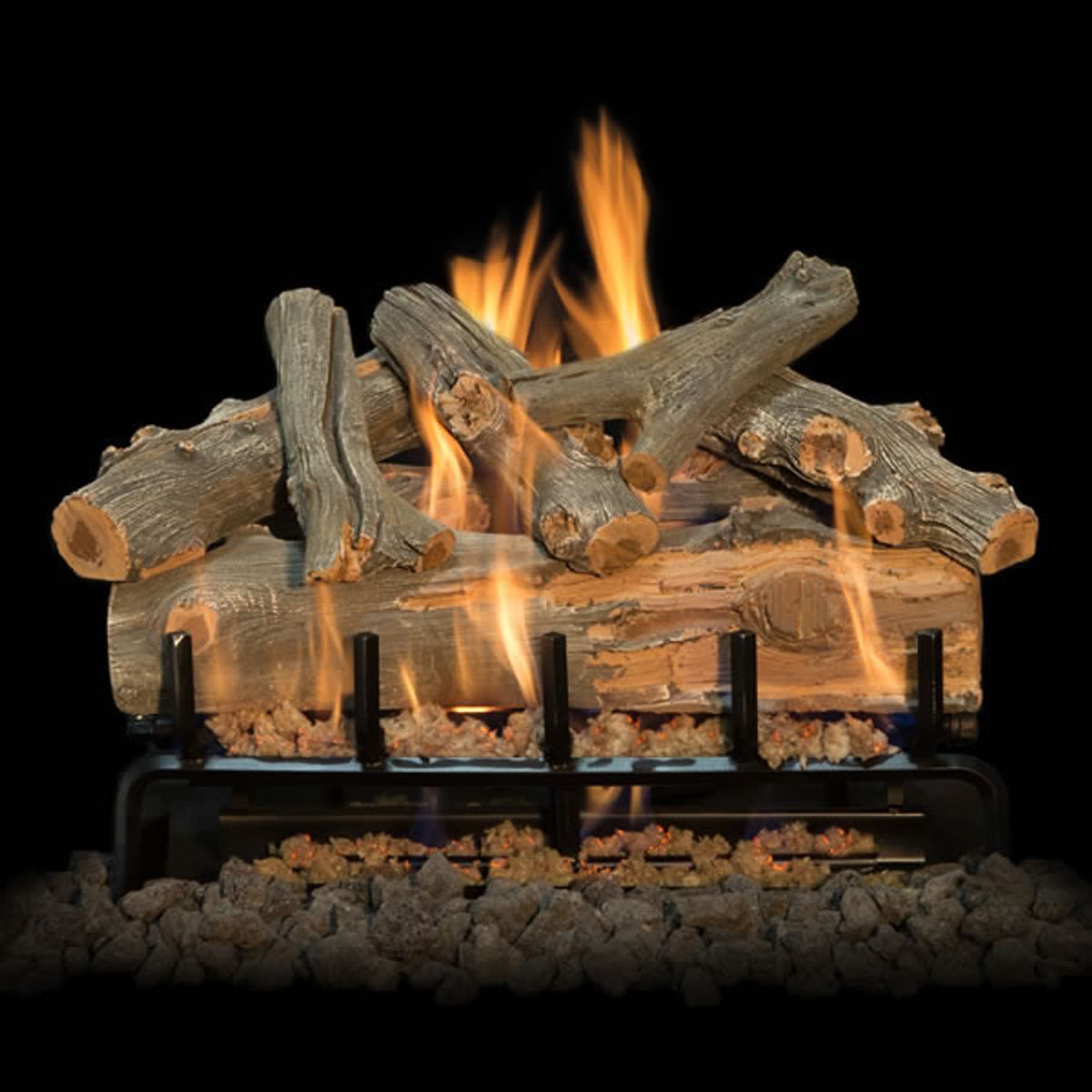 Grand Canyon Arizona Juniper See-Through Vented Gas Log Set