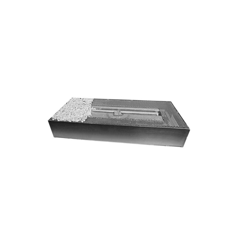 Grand Canyon 72" Bedrock Contemporary Linear Drop-In Gas Burner & Case