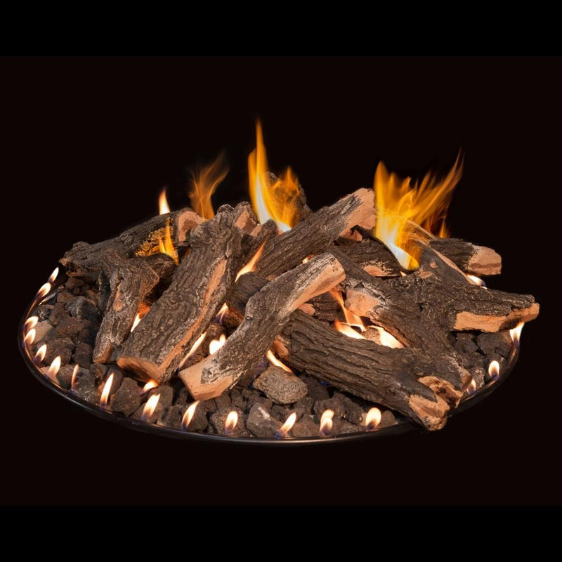 Grand Canyon 24" Round Flat Stack Electronic Ignition Fire Pit Burner Kit
