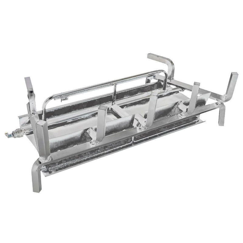Grand Canyon Jumbo 60" See-Through Stainless Steel Gas Burner System - Natural Gas
