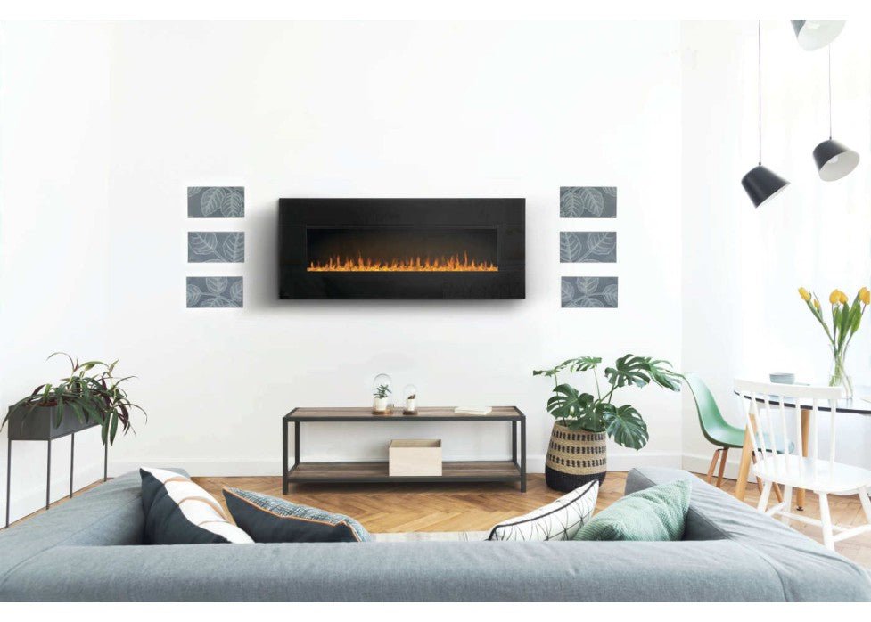 Harsten 50 Electric Linear Fireplace - Model NEFL50HF-BT
