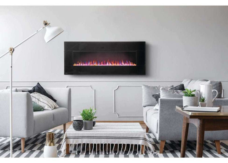 Harsten 50 Electric Linear Fireplace - Model NEFL50HF-BT - ExceptionalFire