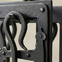 Fireplace Tool Set by Design Specialties Hammered Edge – 3/16” Laser-Cut Steel, 21 Finish Colors