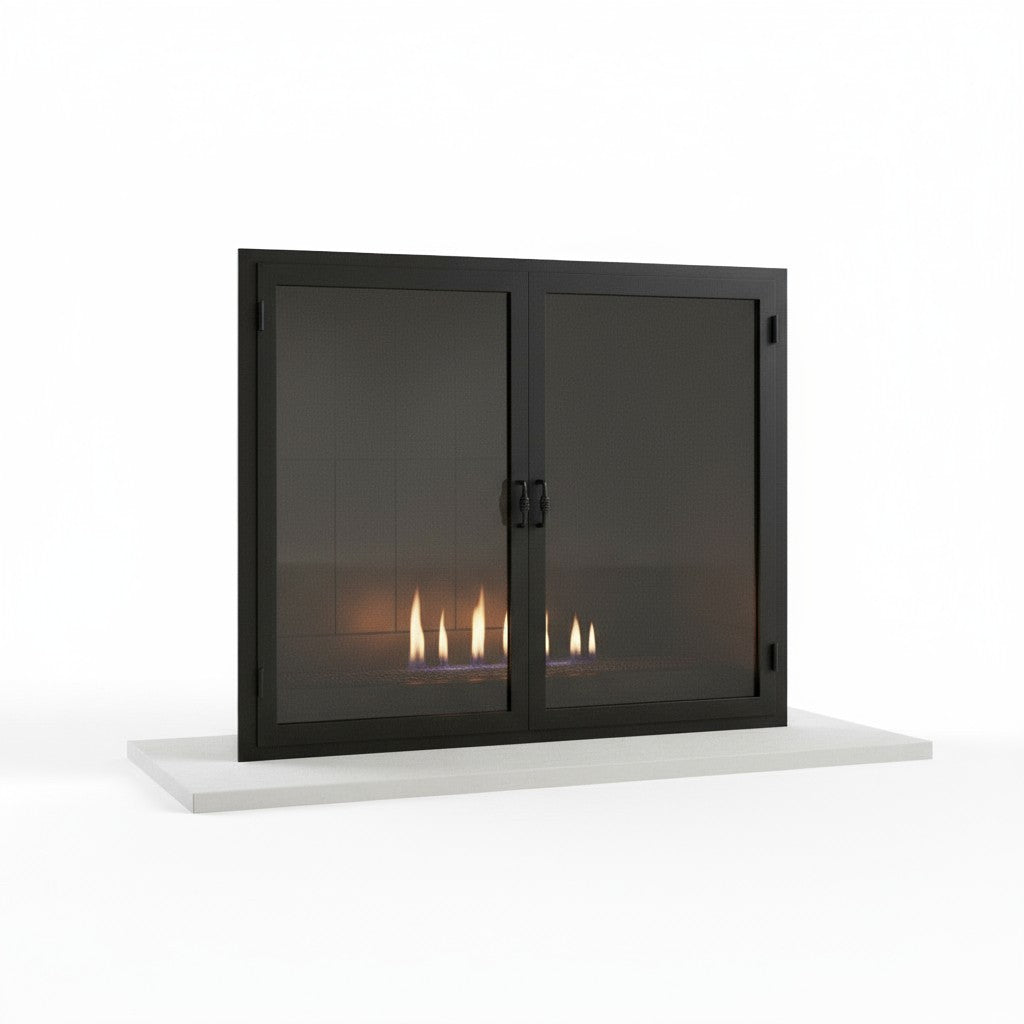 Legend Custom Masonry & Prefab Fireplace Glass Doors
