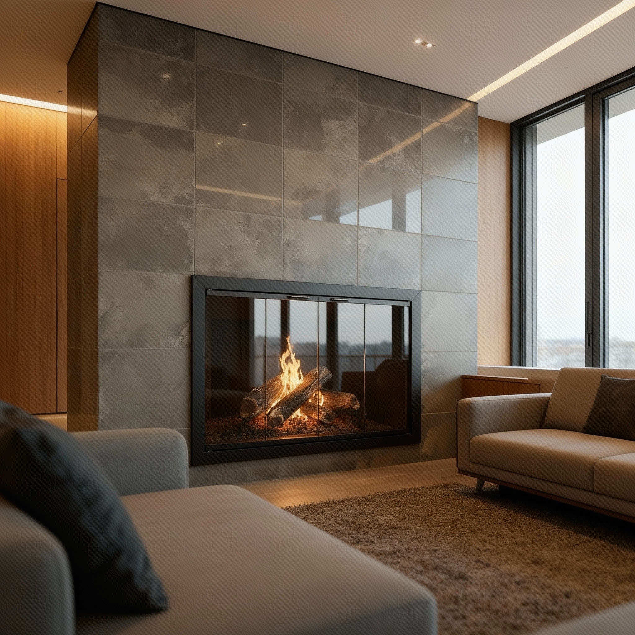 Brookfield - Masonry & Prefab Fireplace Glass Doors