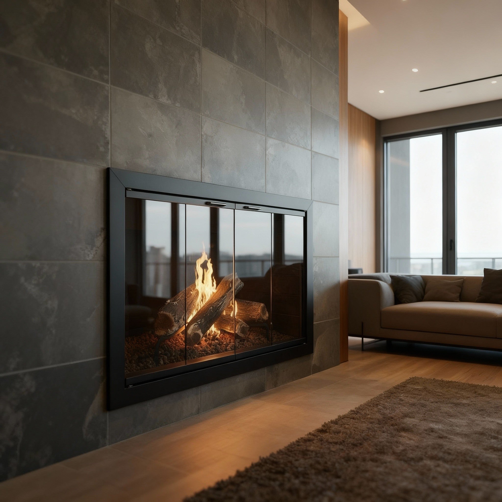 Brookfield - Masonry & Prefab Fireplace Glass Doors
