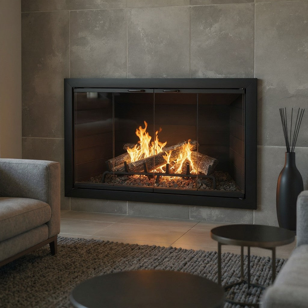 Brookfield - Masonry & Prefab Fireplace Glass Doors