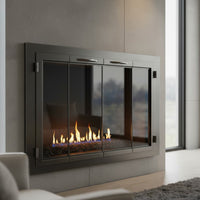 Carolina Traditional Steel Fireplace Glass Doors | Masonry & Prefab | Custom