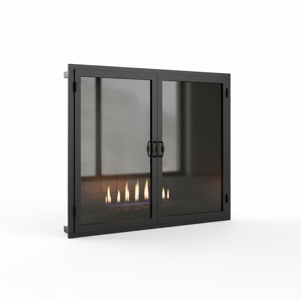 Legend Custom Masonry & Prefab Fireplace Glass Doors