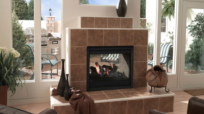 Majestic Twilight 36" Indoor/Outdoor See-Through Gas Fireplace - Model TWILIGHT-IFT
