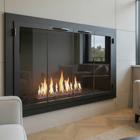 Carolina Traditional Steel Fireplace Glass Doors | Masonry & Prefab | Custom