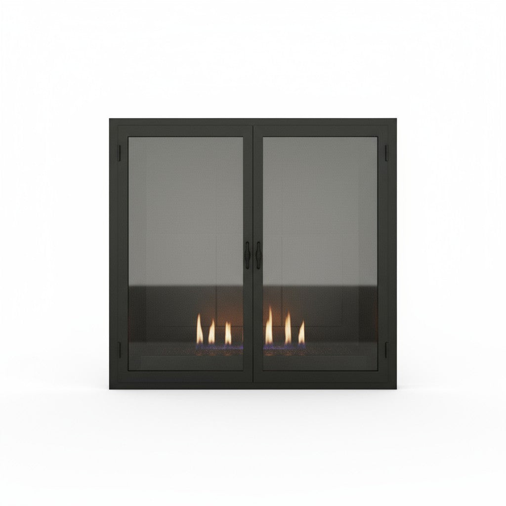 Legend Custom Masonry & Prefab Fireplace Glass Doors