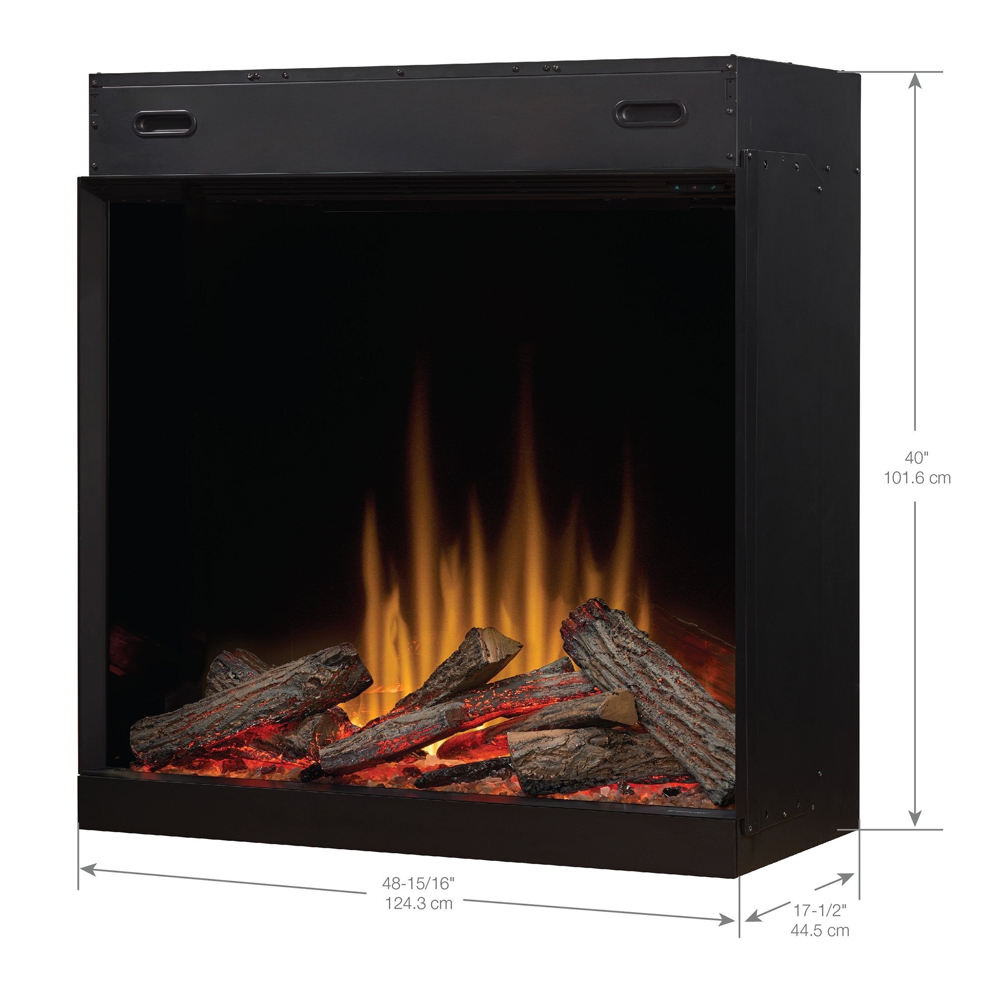 Ignite Aspire 48" Built-In Electric Fireplace – Dynamic Flame Effect (ASP48)