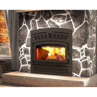 Valcourt Lafayette II Wood Fireplace — FP10R — manufacturer product photograph; installation finishes and separately sold components may be shown