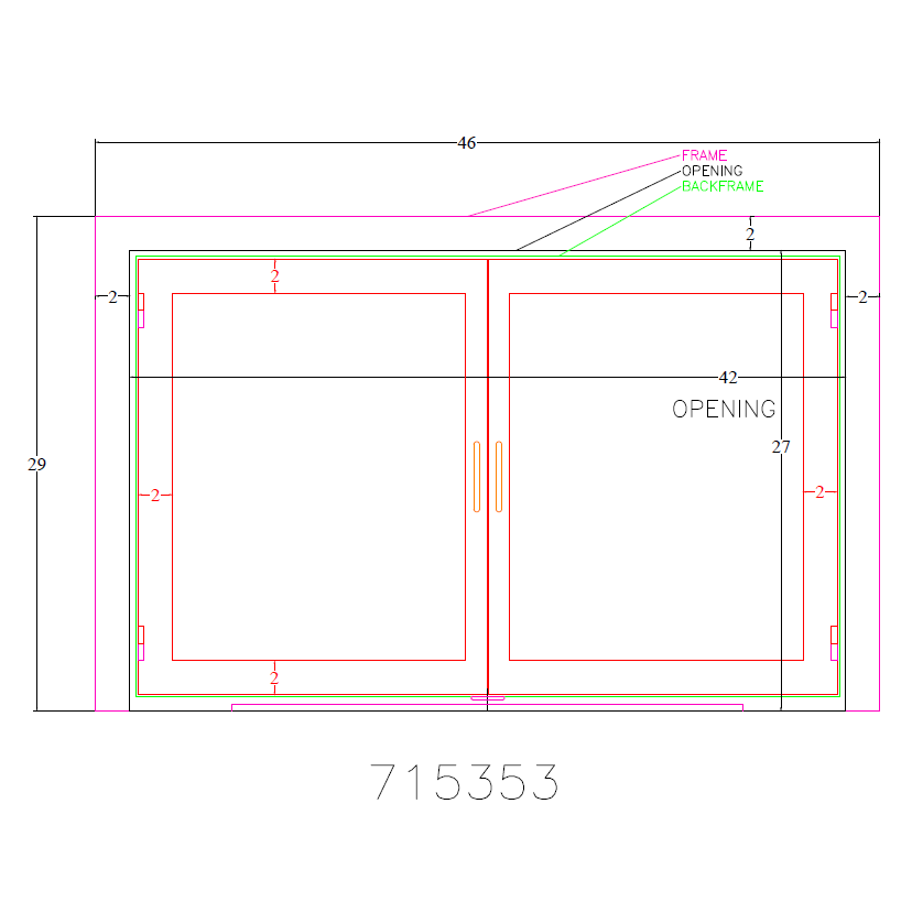 Legend Fireplace Doors / Exact Size