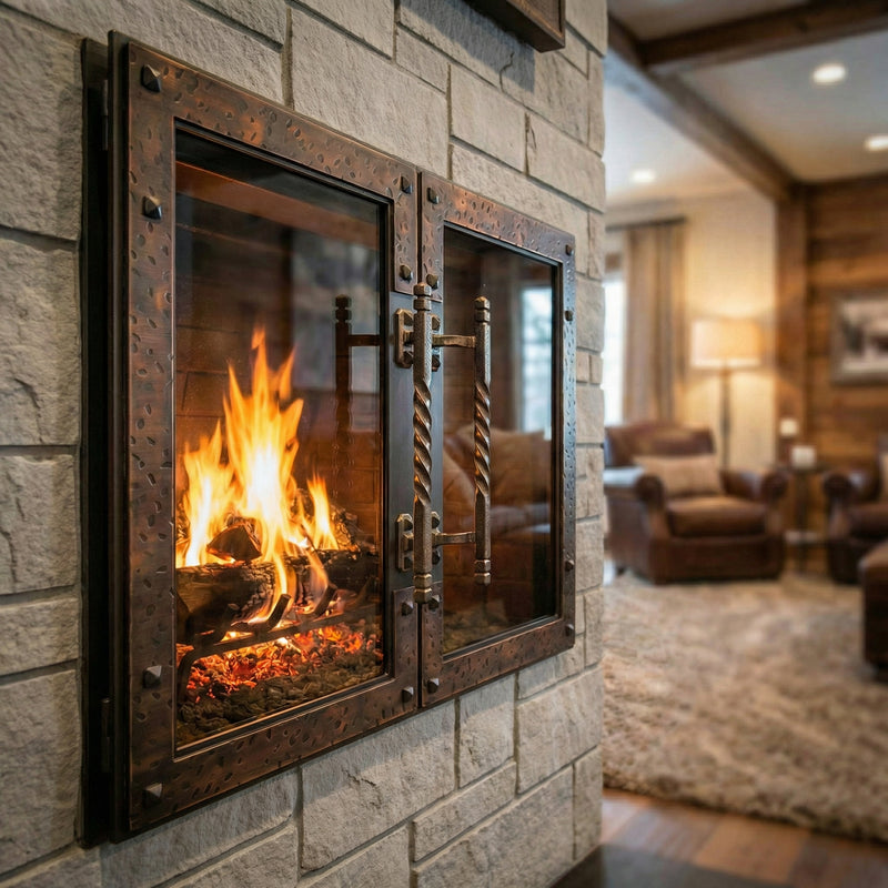 Timeless Flames - Masonry and Prefab Fireplace Doors | Custom