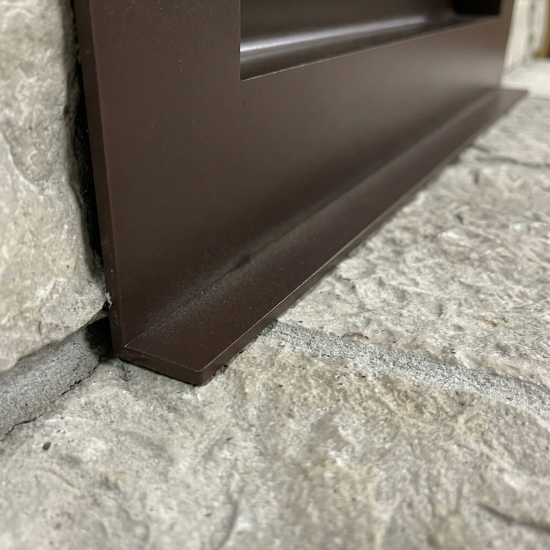 Fireplace Door Hearth Flange – Custom Made