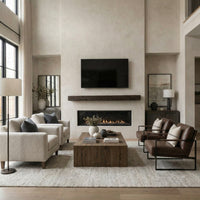 Smokehouse Non-Combustible Concrete Mantel Shelf Roasted Chestnut Finish