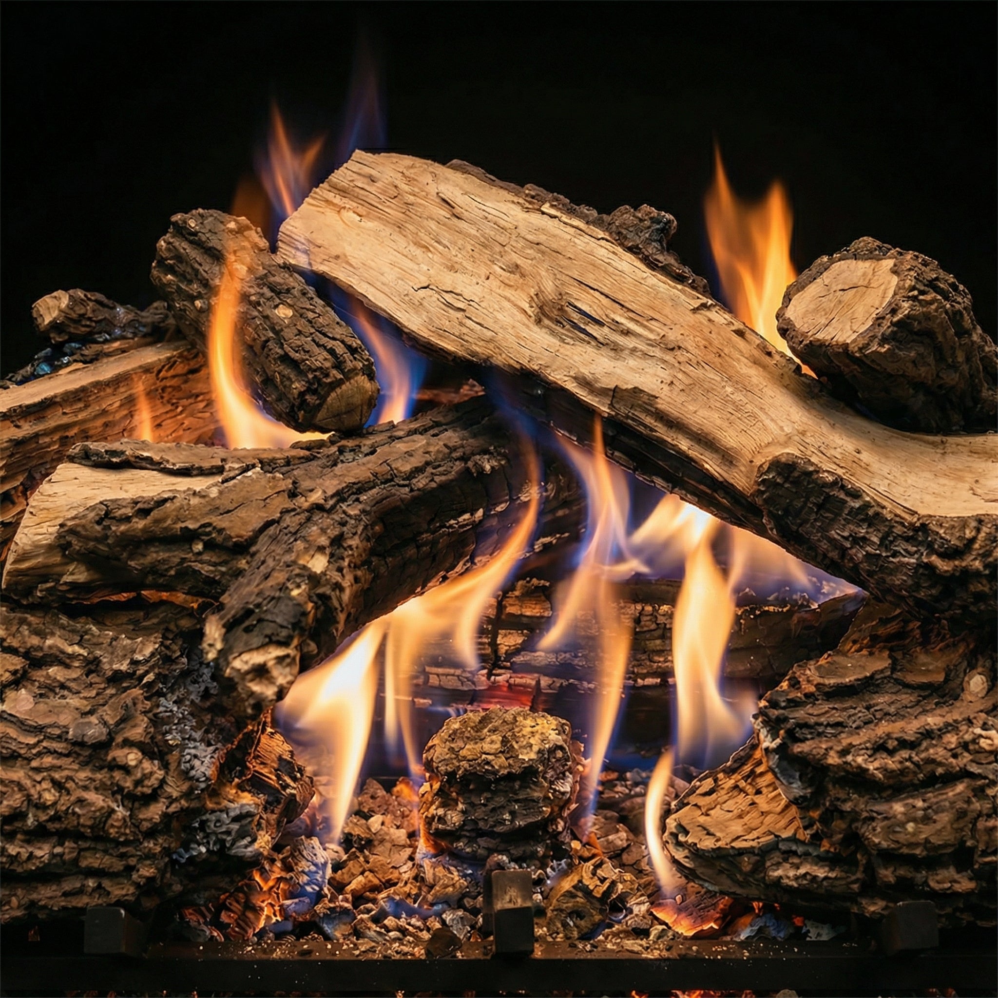 30" Blazed Oak Gas Log Set | Formation Creation