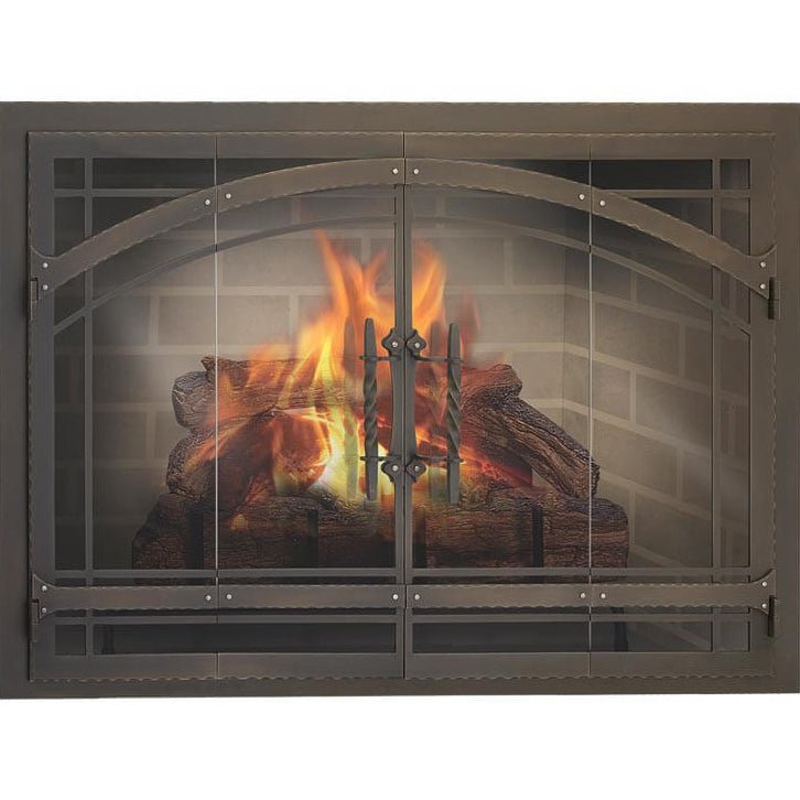 Madrid - Masonry & Prefab Fireplace Glass Doors