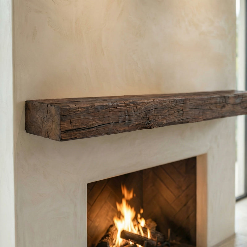 Smokehouse Non-Combustible Concrete Mantel Shelf Maduro Finish