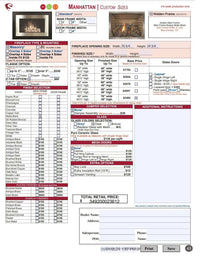Manhattan Fireplace Doors Hidden Frame with price and deposit details