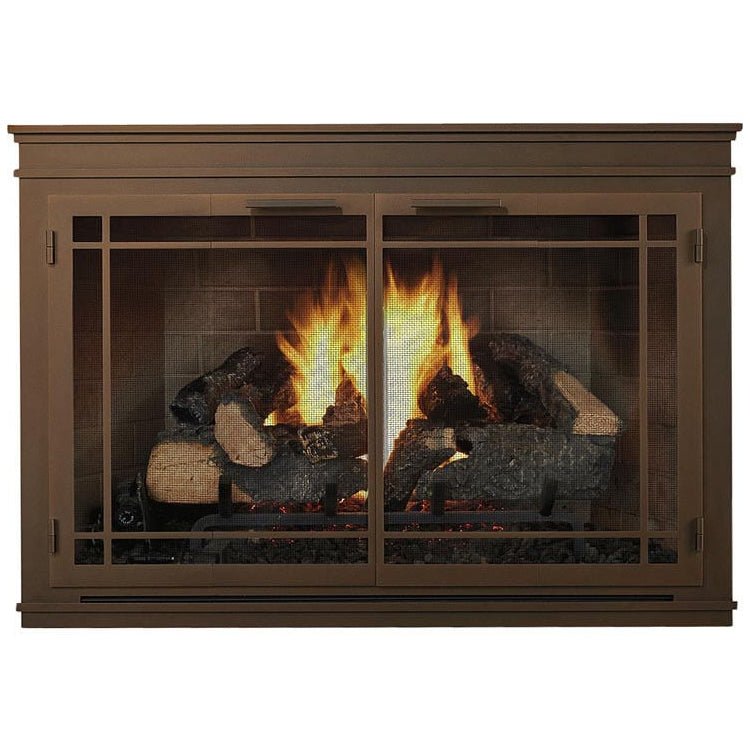Mantel - Masonry & Prefab Fireplace Glass Doors