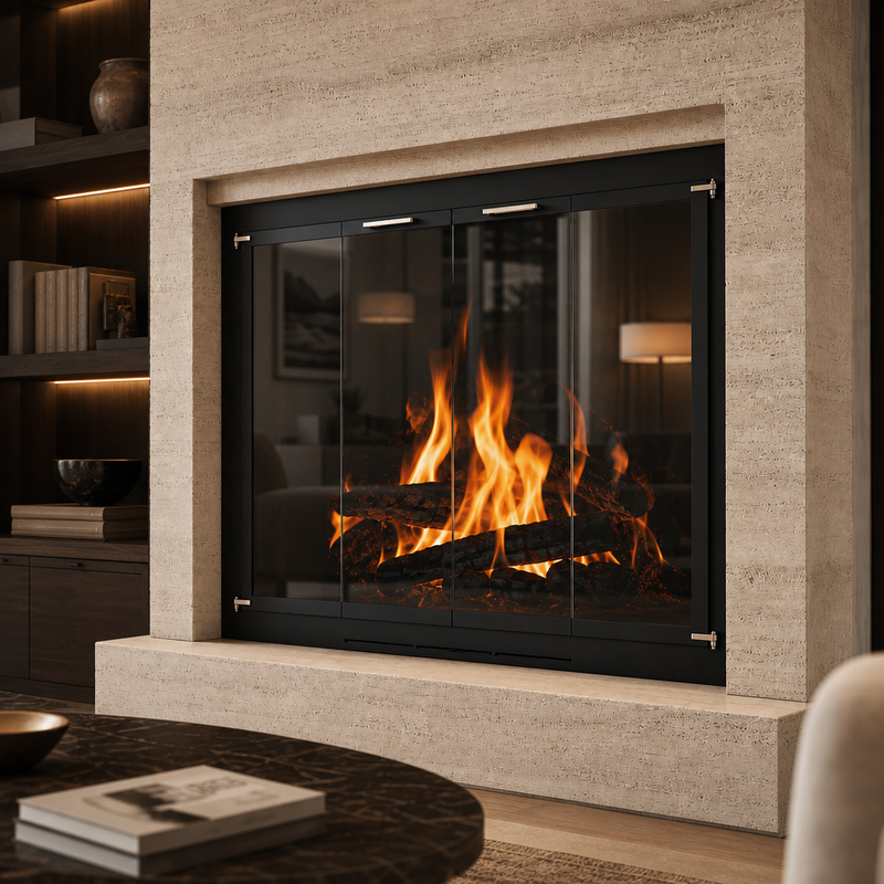 Bar Iron - Masonry & Prefab Fireplace Doors | Custom