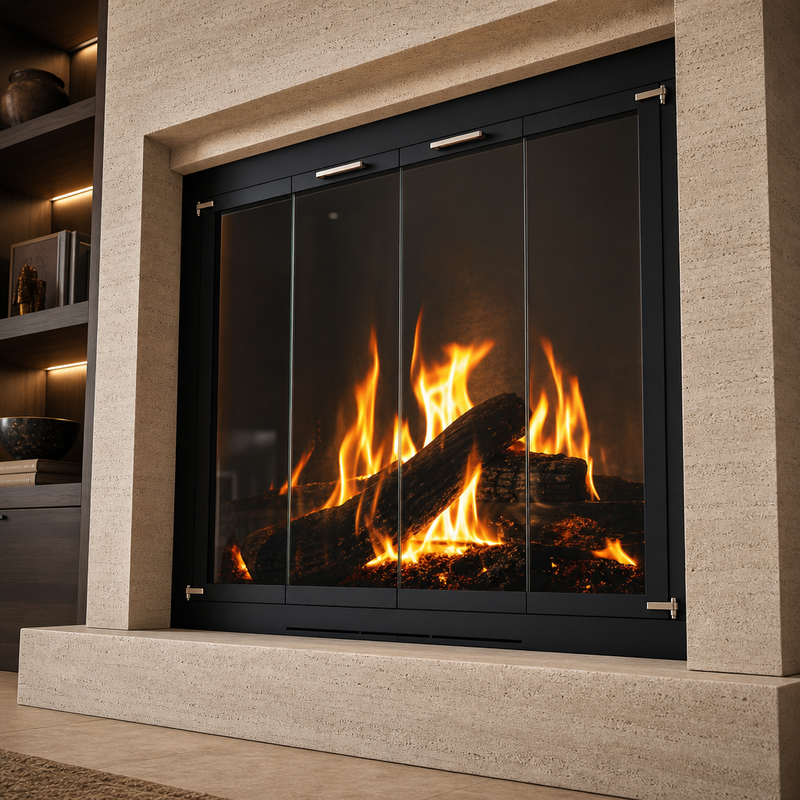Bar Iron - Masonry & Prefab Fireplace Doors | Custom