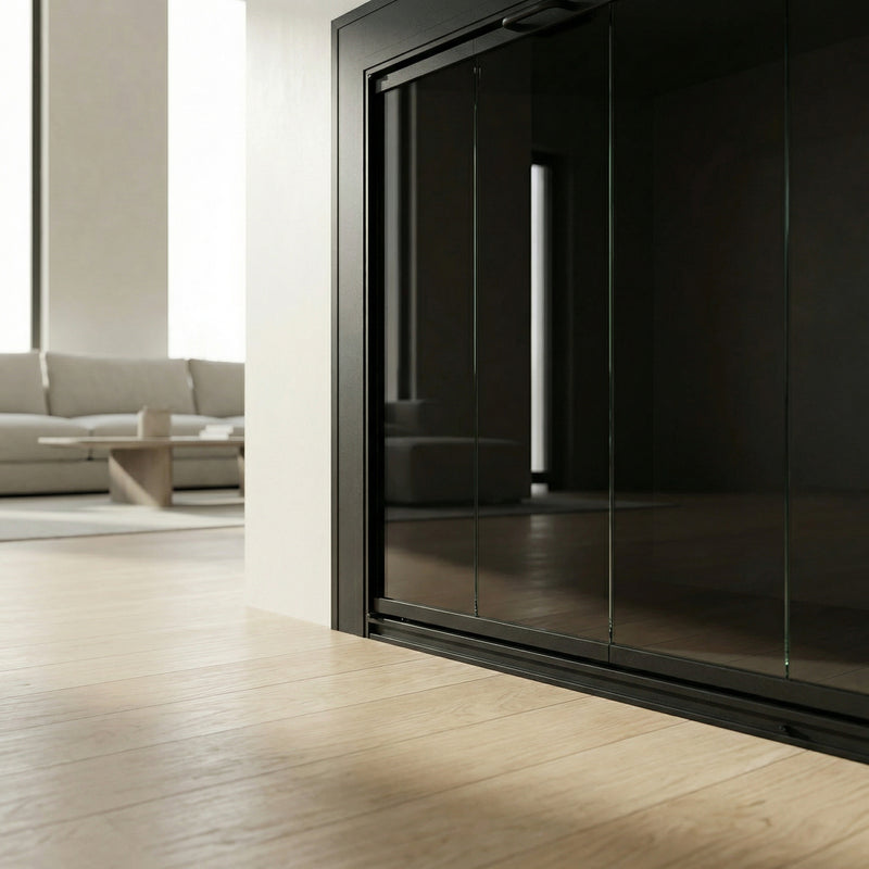 Savannah - Masonry Fireplace Glass Doors | Custom